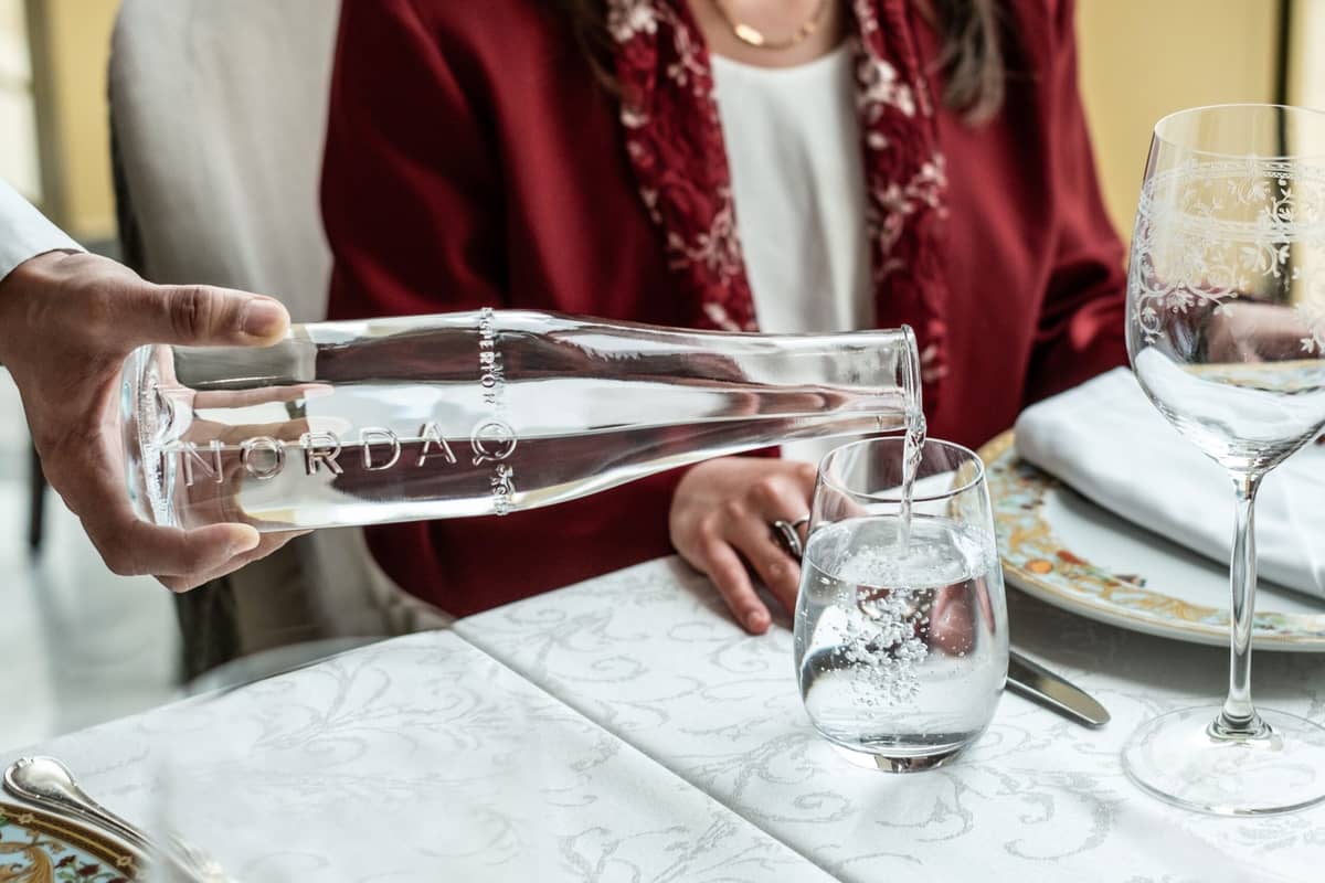 Okada Manila is stepping up its sustainability efforts through its partnership with Nordaq, foregoing water stored in plastic bottles.