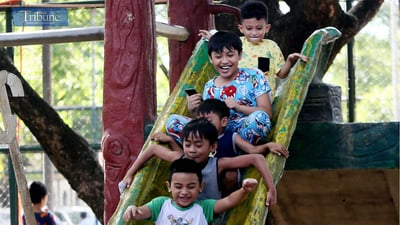 Playtime bliss at the park