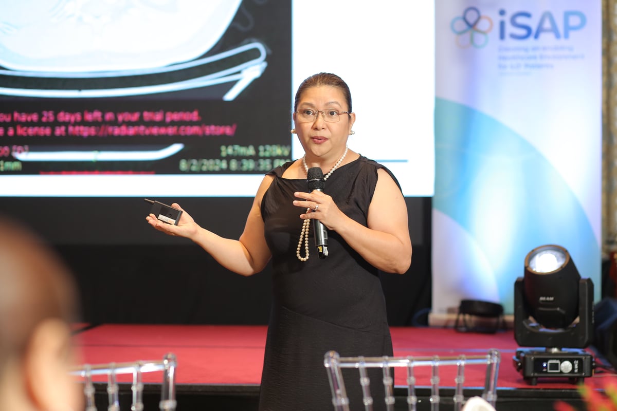 Dr. Ethel Añonuevo, associate director of the Asian Institute of Respirology and Head of the ILD Center.