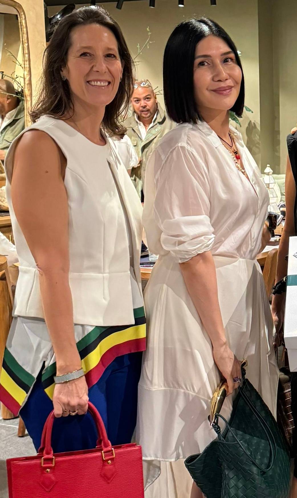 Tinky Locsin and Pam Gonzales Lopez.
