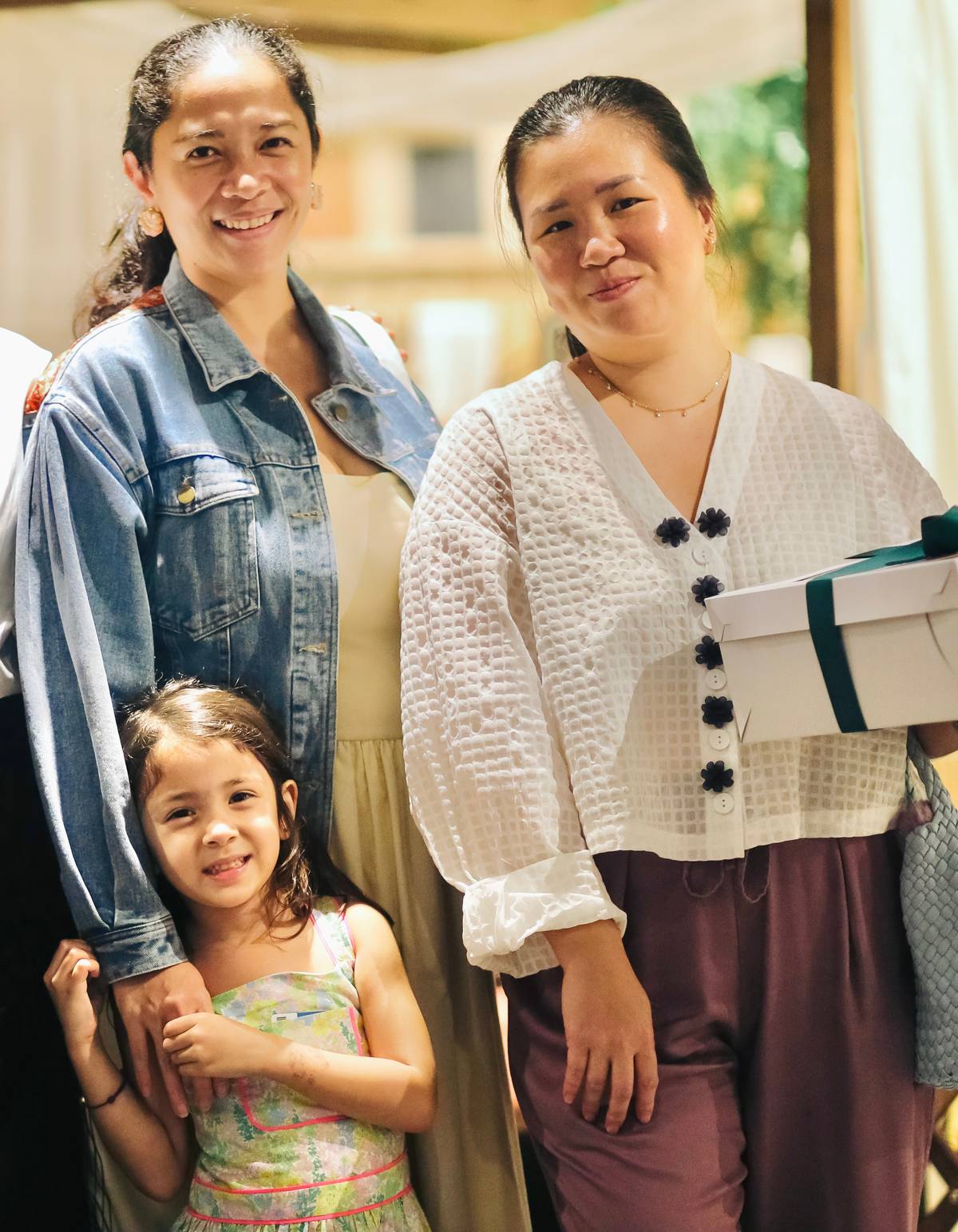 Carmela Agosta, Kiana Agosta and Jessica Tan-Gan.