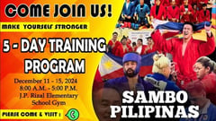 Pilipinas Sambo eyes more training programs 