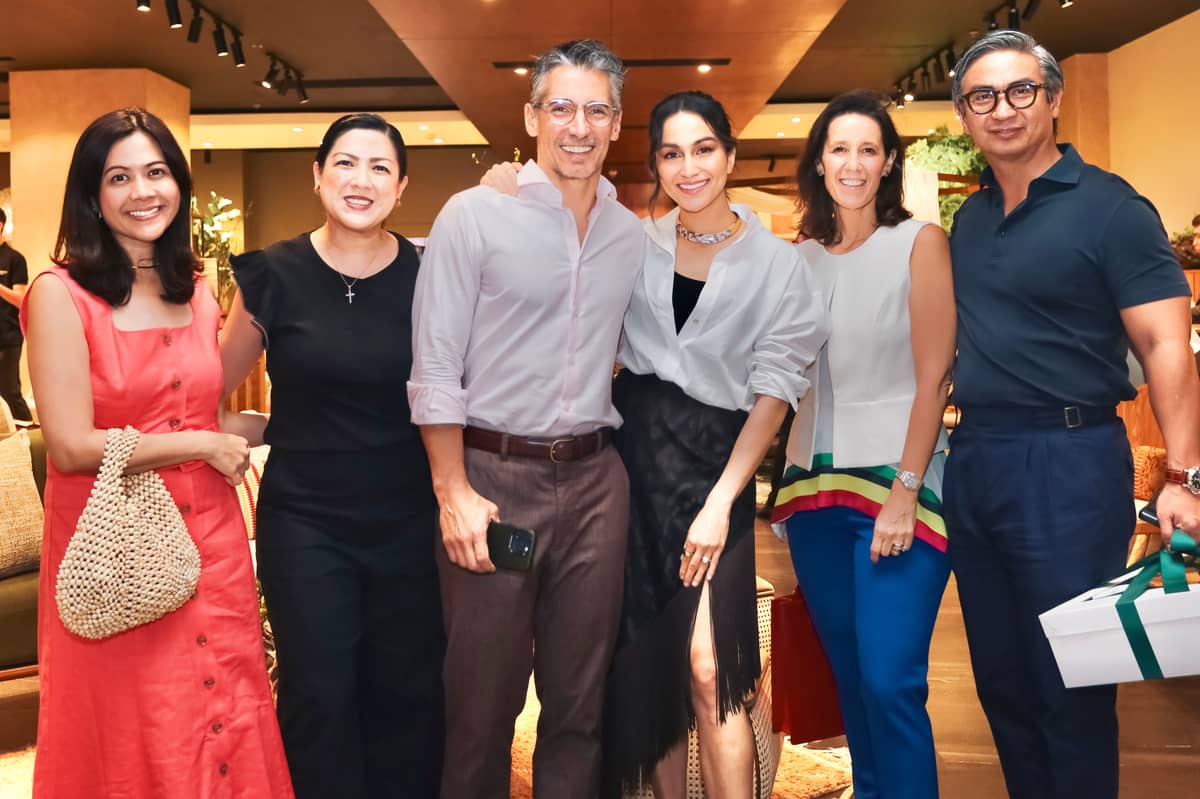 Jen Lozano, Nela Wycoco, Christian Razon Gonzalez, Stephanie Kienle Gonzalez, Tinky Locsin and Boj Locsin.