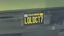 California apologizes over car plate mocking Israel attack
