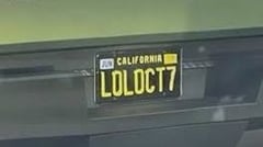California apologizes over car plate mocking Israel attack