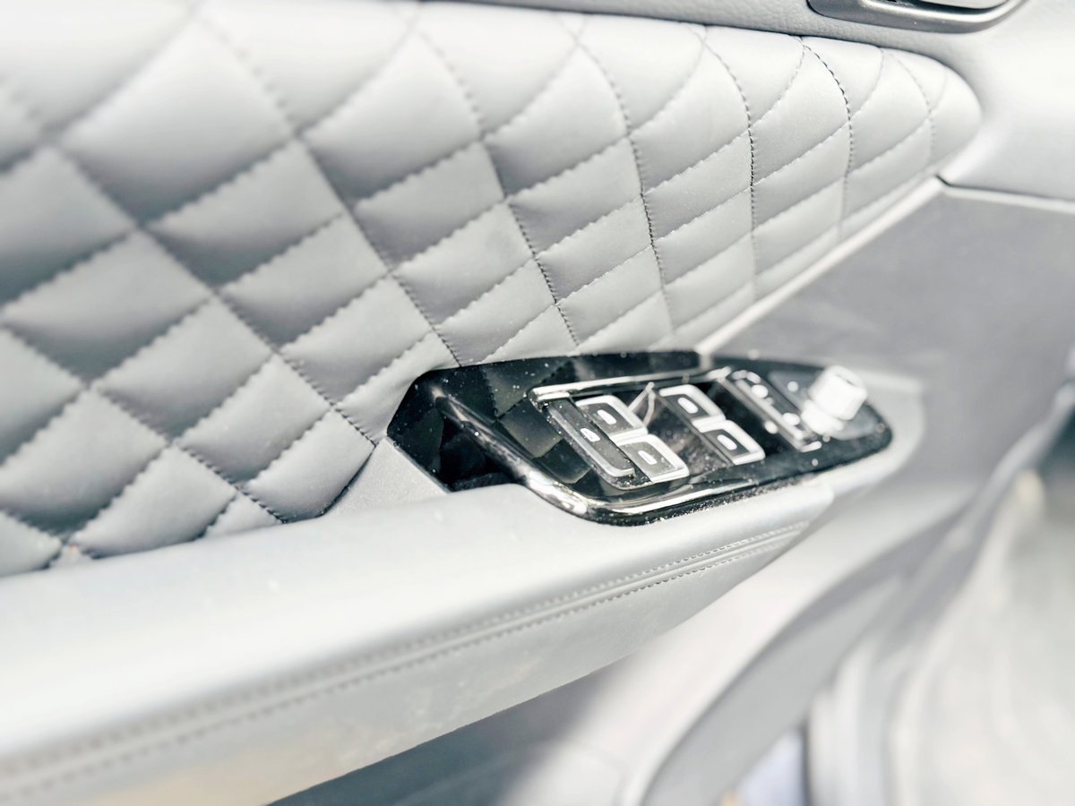 Foton Thunder’s side control panel topped with a quilted leather siding is definitely fit for a king.