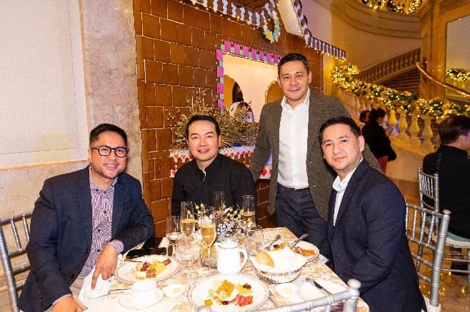 Dr. Arnel Quiambao, Marco Protacio, Paolo del Rosario (standing) and Dr. Fremont Base.