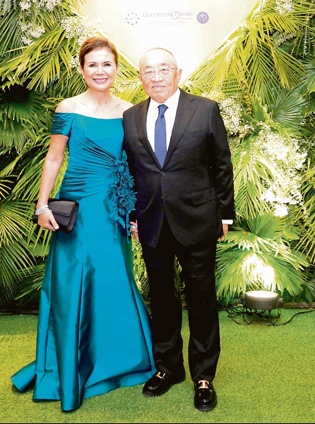 Philanthropist couple Carlos and Mariquita Salimbangon Yeung.