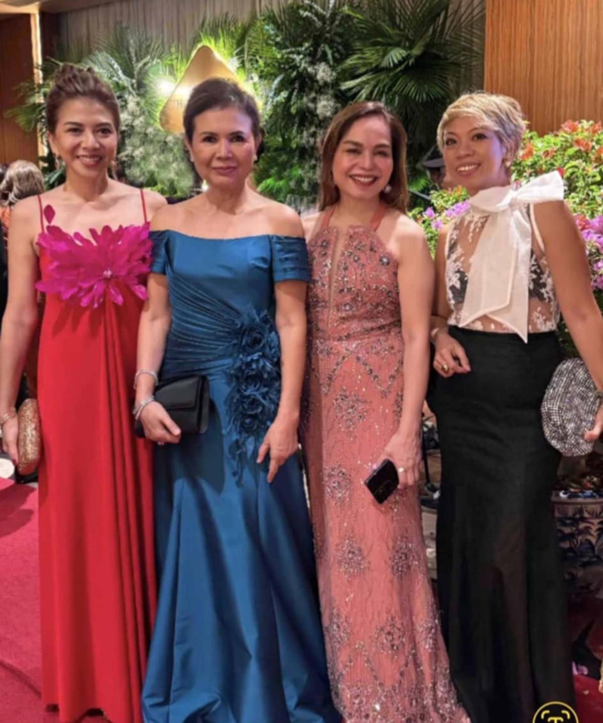 Mitzi Lim, Mariquita Yeung, Beverly Dayanan and Loida Montesclaros.
