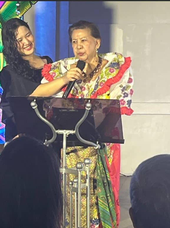 President of Negros Cultural Foundation Inc. Marilyn B Gamboa.