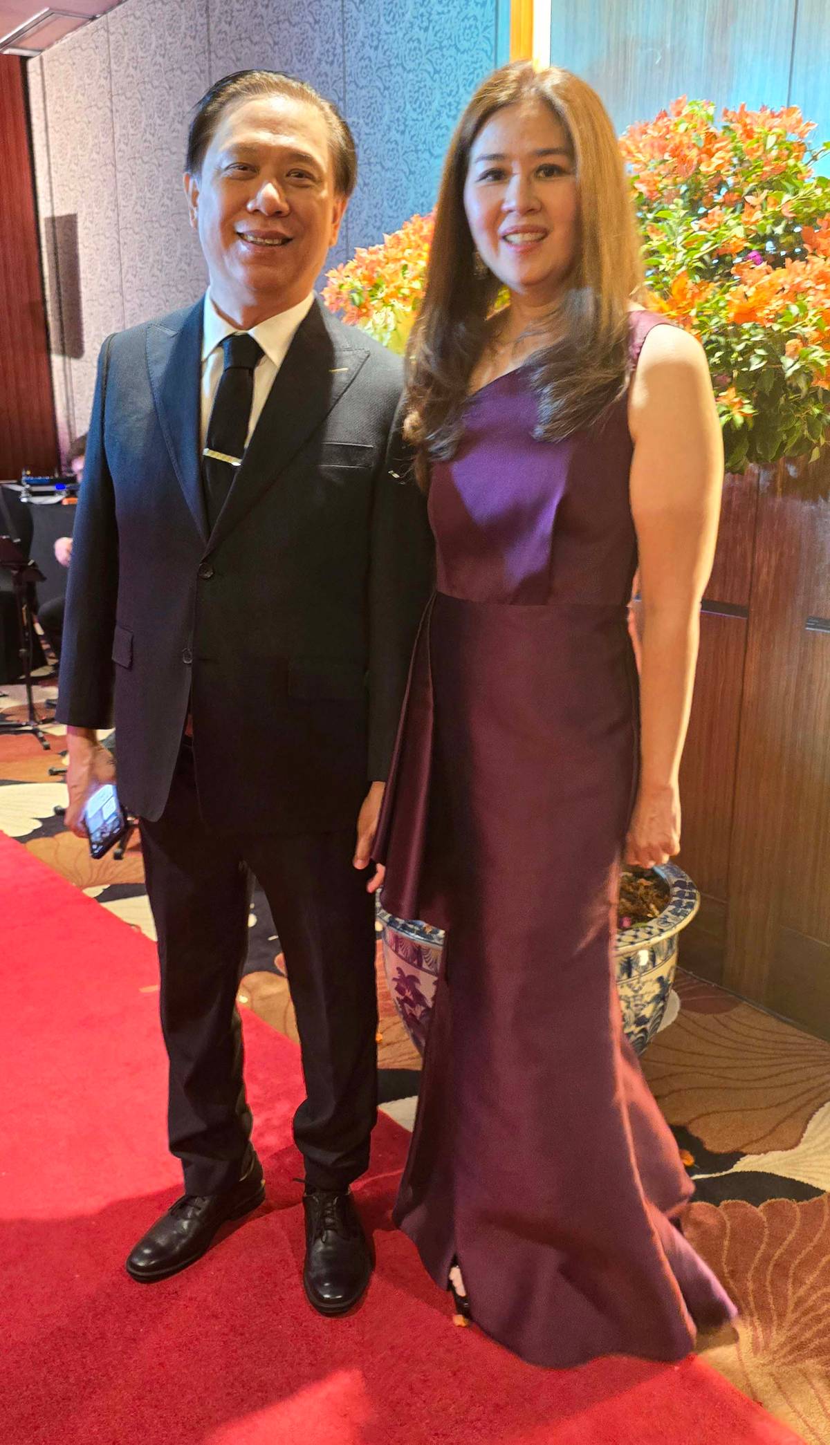 Honorary Consul of Portugal Sam Chioson with his wife Emily,  Honorary Consul of Israel.