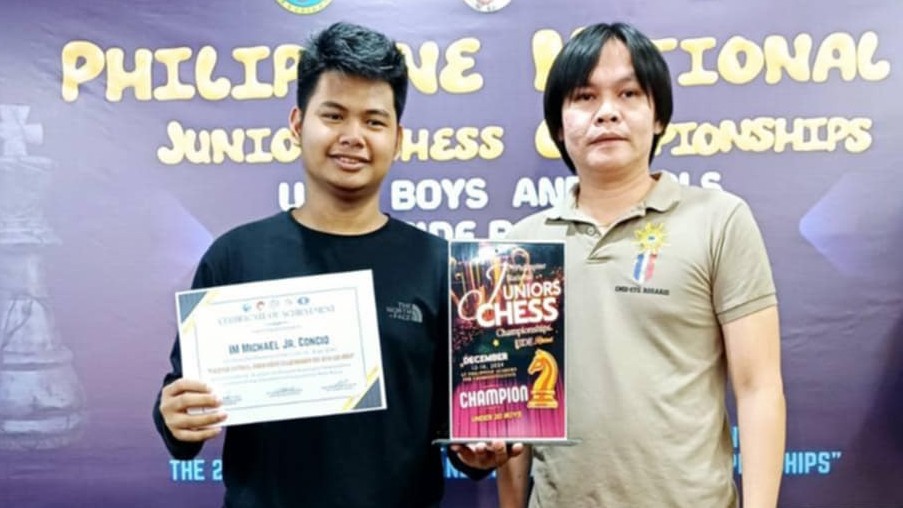 Concio retains junior chess crown