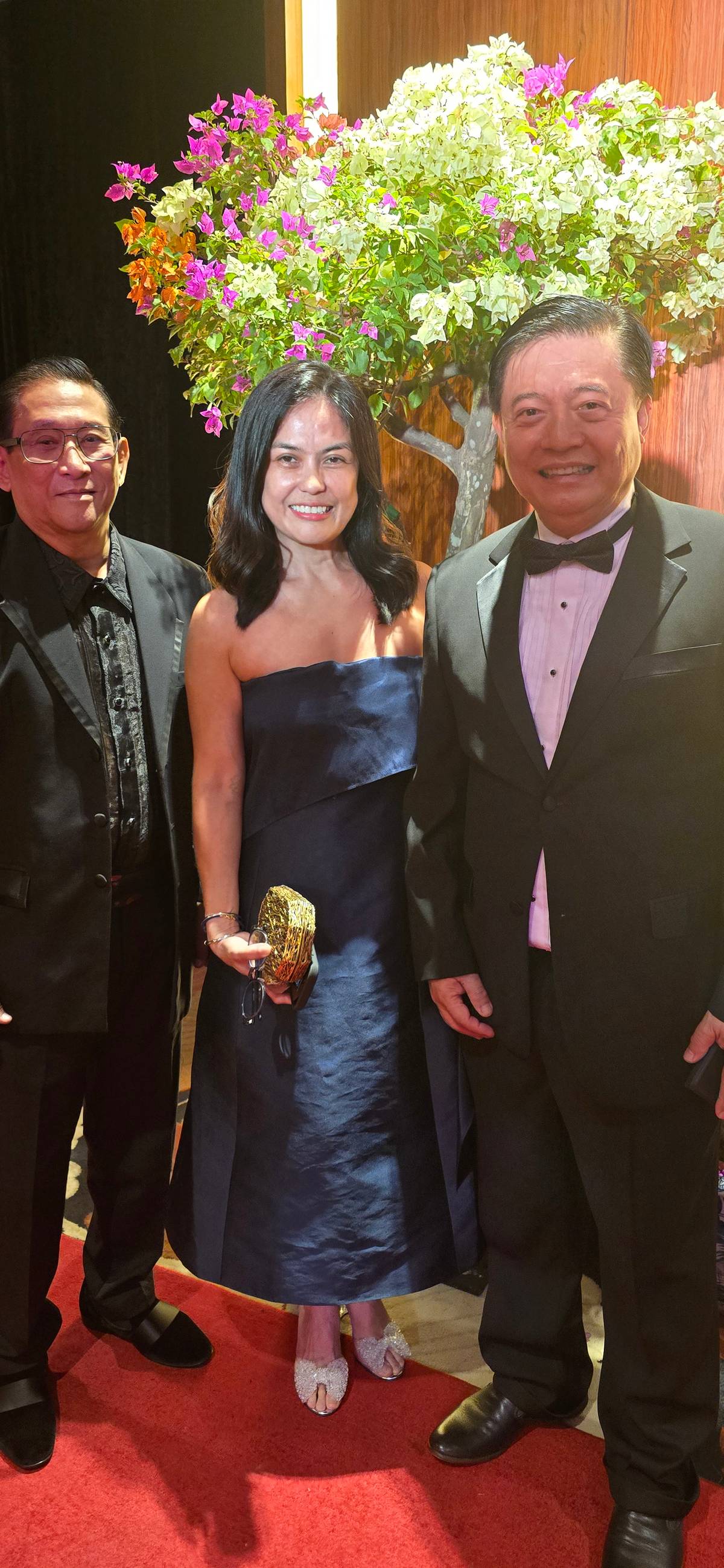 Benjie Diola, Chat Alo and Dr. James Joaquino.
