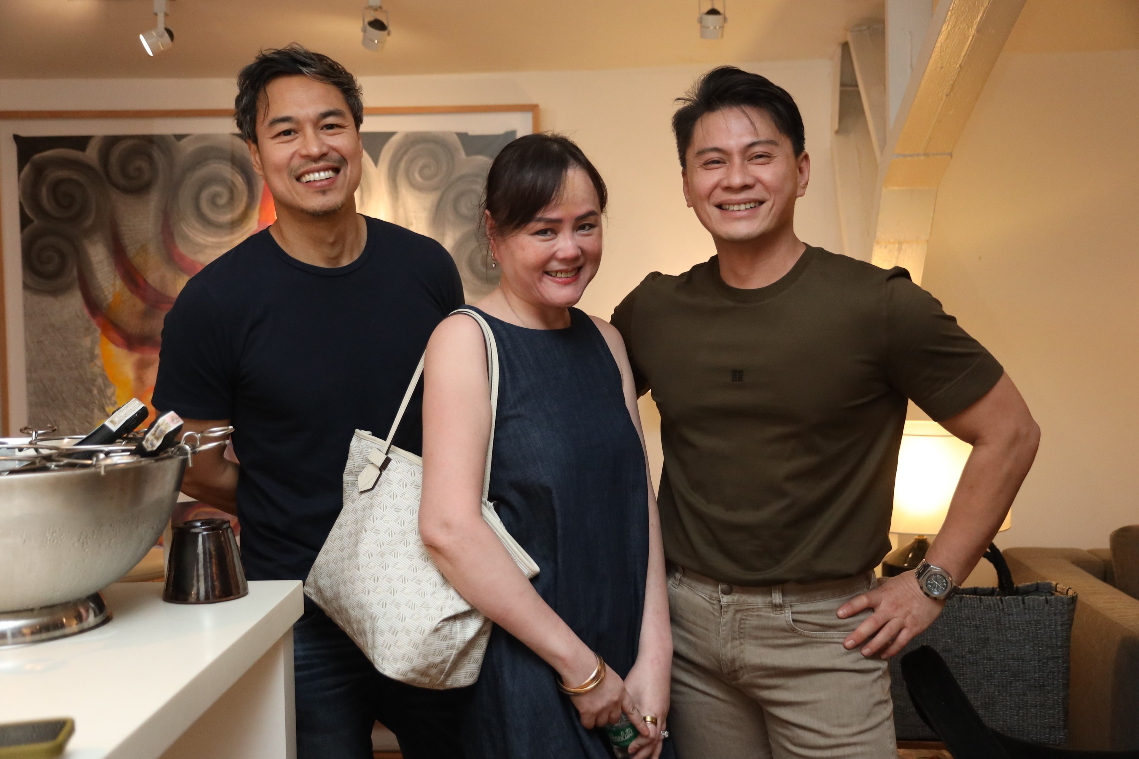 Rommel Pabon, Lulu Sian and Robbie Santos.