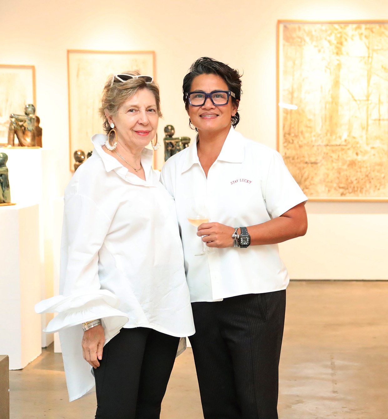 Silvana Diaz and  Carol Karthe.