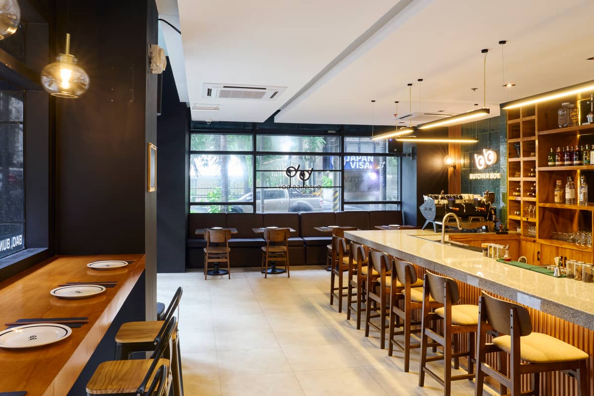 Butcher Boy Manila features a curated menu of small plates, baos, and signature cocktails, all served in a relaxed and dynamic setting.