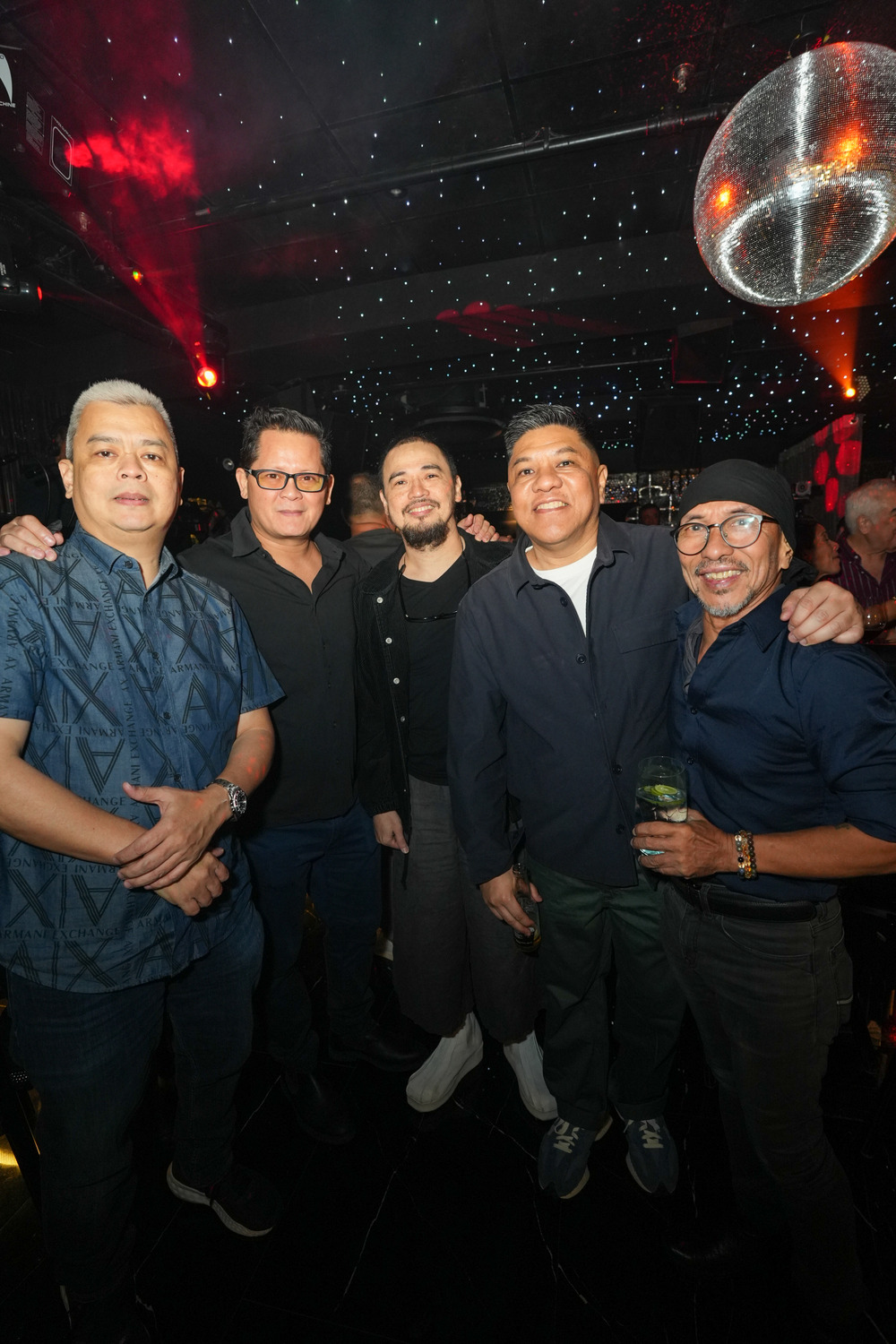 Nick Camcam, Vince Lao, Peter Hager, Louie Ysmael, Andre Khan, Angelo de Dios and Charlie Carmona.