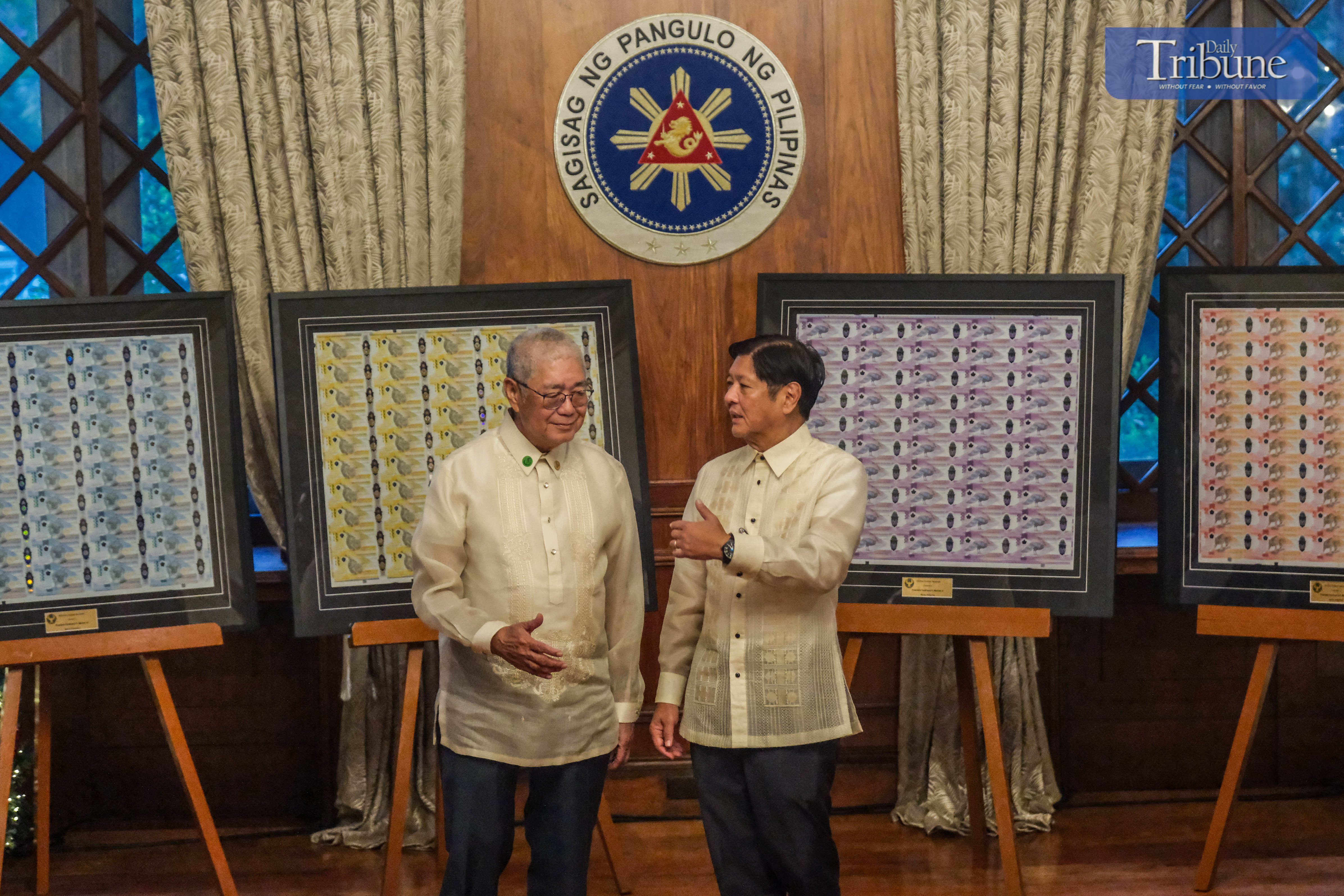 President Ferdinand R. Marcos Jr. received the "First Philippine Polymer Banknote Series" from BSP Governor Eli Remolona Jr. at Malacañang on Thursday, 19 December 2024. The series, which includes 1,000-, 500-, 100-, and 50-piso denominations, highlights the Philippines' biodiversity and cultural heritage with designs featuring native species and traditional weaves. Polymer banknotes, known for their durability, cleanliness, and advanced security features, will circulate alongside paper banknotes starting in January 2025. Initially available at banks, the 500- and 100-piso denominations will later be accessible via ATMs. The polymer series symbolizes national pride and raises awareness about the country's endangered species.