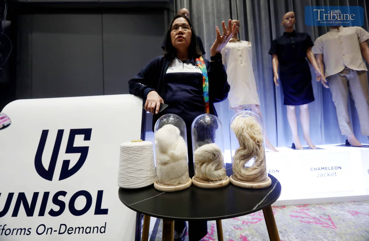 Unisol launches its “Chameleon” uniform line, a sustainable solution made from Philippine Tropical Fabric, at Arden Hills in Quezon City on Friday, 20 December, 2024.