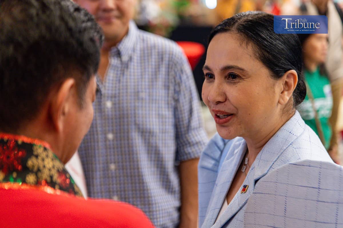 Department of Trade and Industry (DTI) Secretary Cristina Roque leads the launch of the third and final installment of DTI's Christmas Village Fair at Ayala Malls Manila Bay on Friday, 20 December 2024.