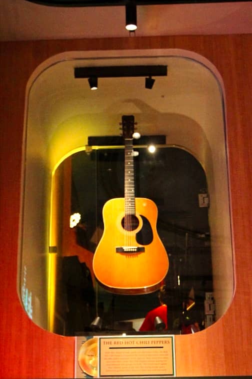 RED Hot Chili Peppers guitar.