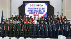 Bulacan declared peaceful