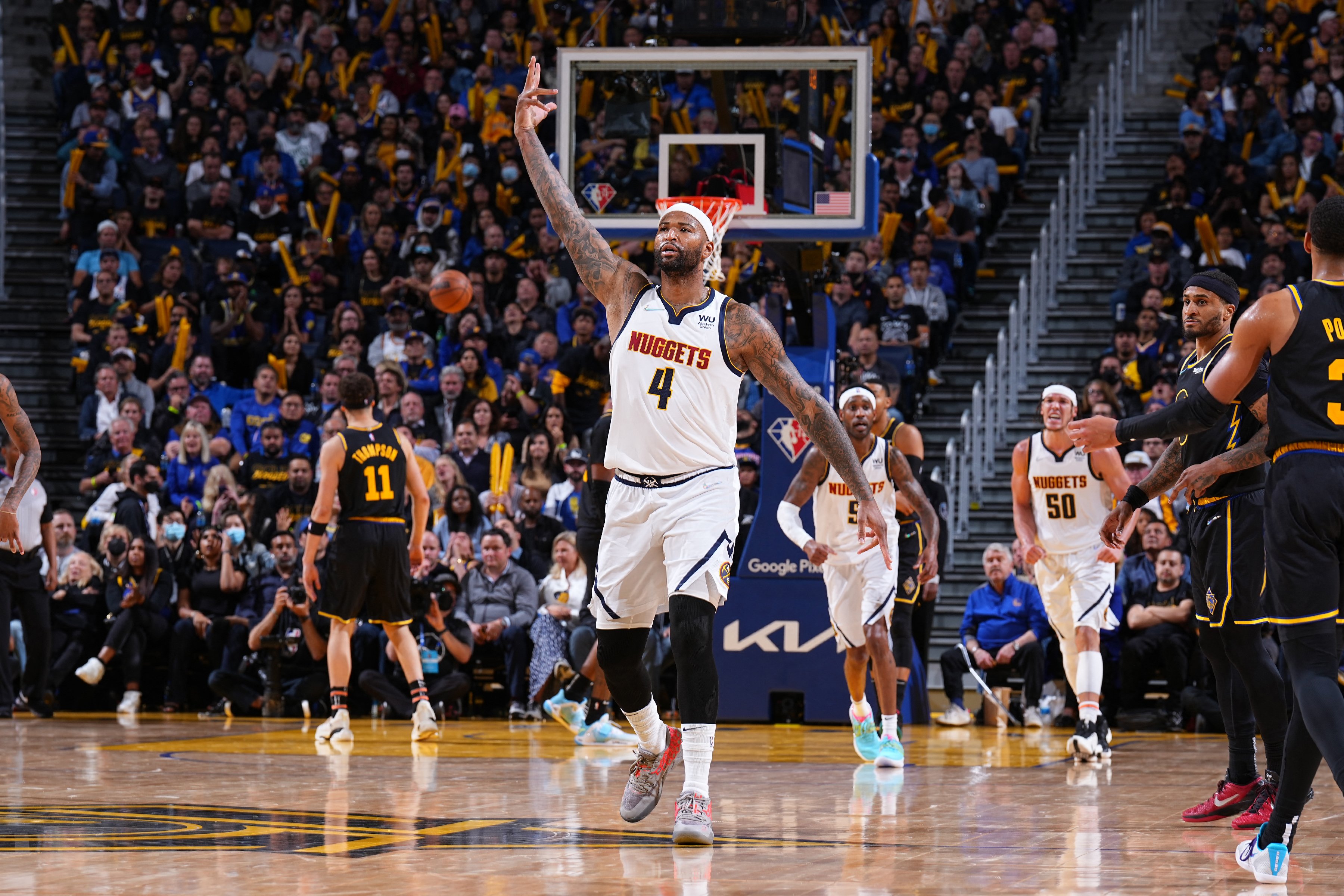 GOING STRONG: Four-time NBA All-Star Cousins beefs up SGA