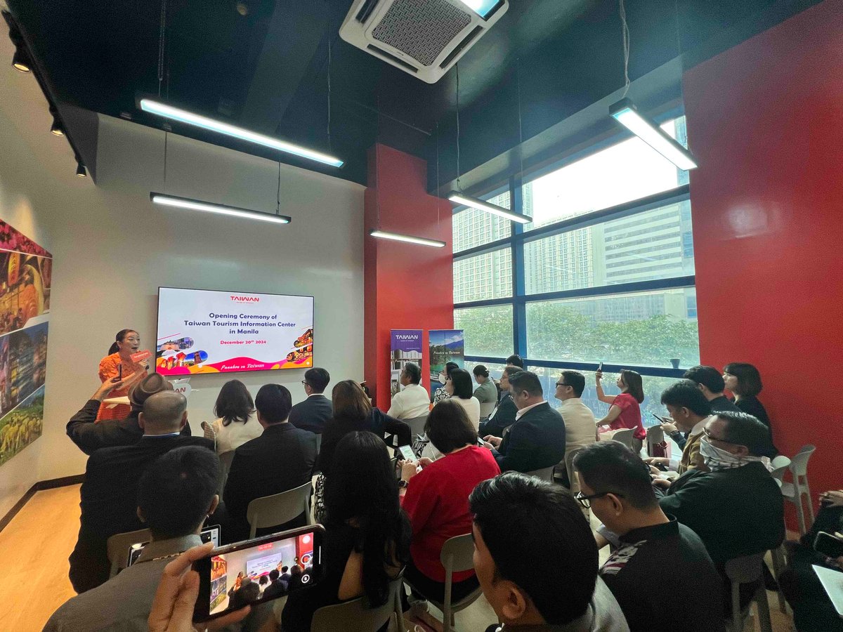 VARIOUS stakeholders grace the opening of the first Taiwan Tourism Information Center in the Philippines.