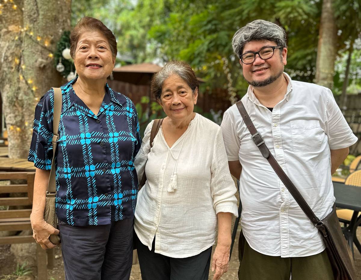 Josie Carriedo-Tionko, Caridad Gutierrez-Tañedo and Wilfred Dexter Tañedo.
