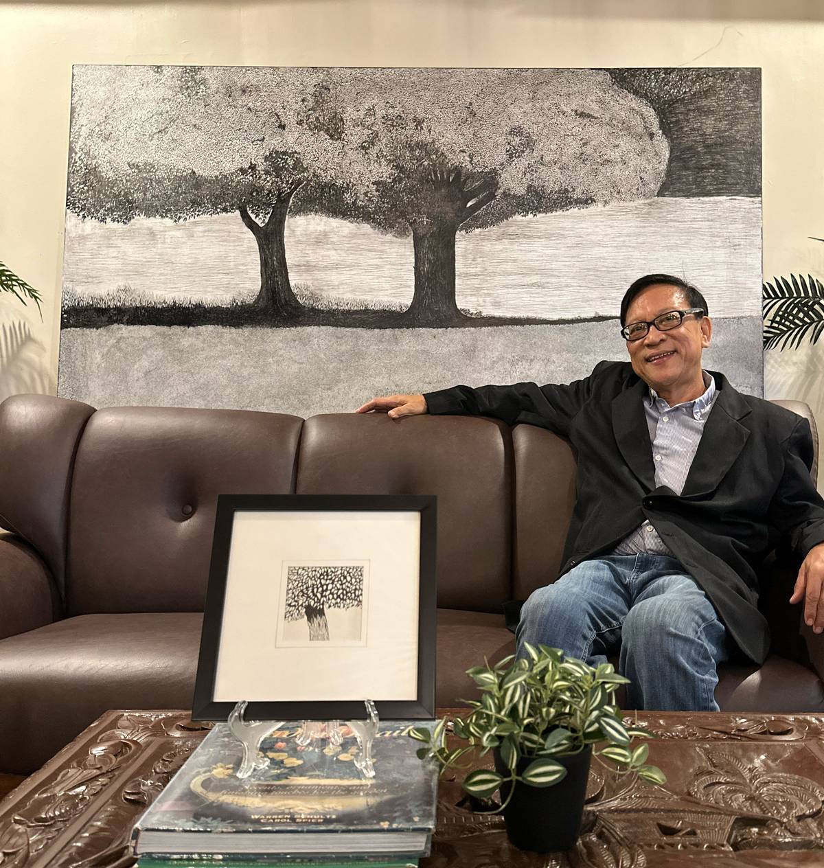 Arnel Villegas and his works.