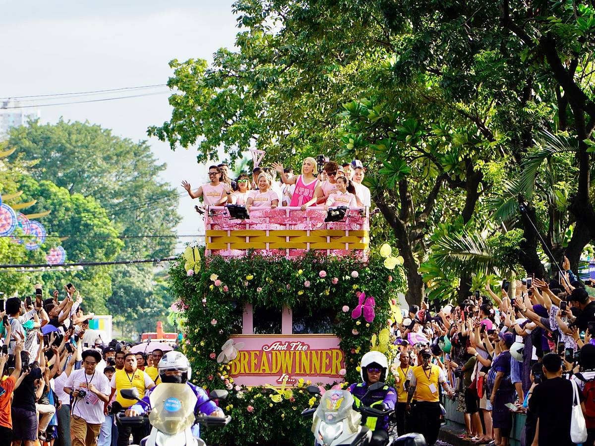 The 10 floats gave local movie fans an idea of the films’ varying themes.