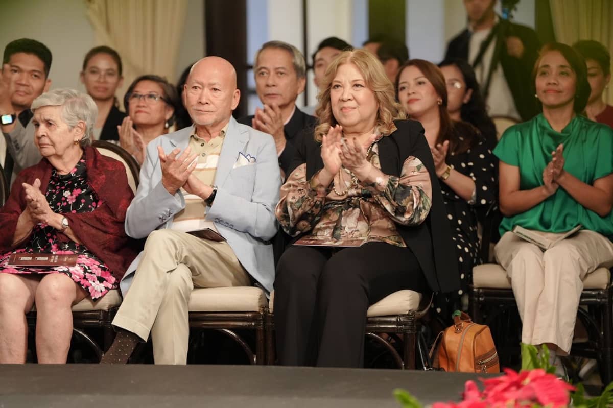 (First row) Maribel Ongpin, Ernest Escaler and Lisa Nakpil.