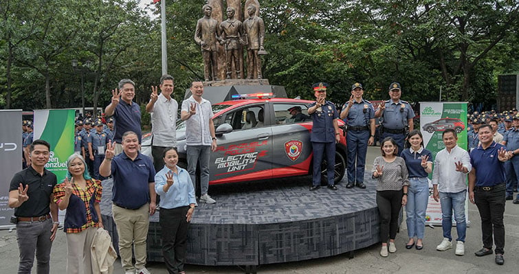 Valenzuela City, ACMobility, BYD roll out largest EV police fleet in the Philippines