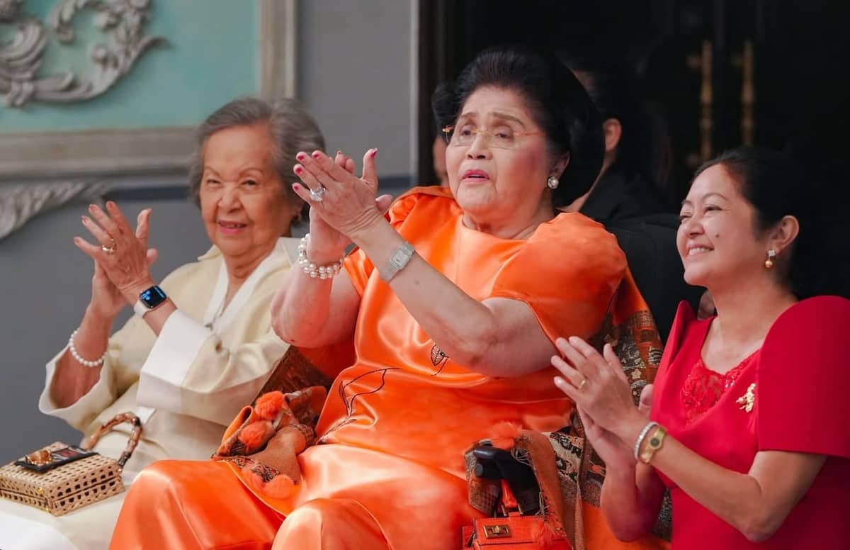 Juliet Romualdez, former First Lady Imelda Romualdez Marcos and First Lady Liza Araneta-Marcos.