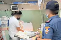 Newborn abandoned in Malabon