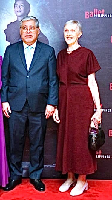 Foreign Affairs Secretary Enrique Manalo with wife Pamela Manalo