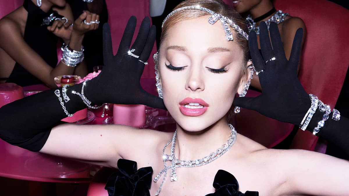Swarovski brand ambassador Ariana Grande.