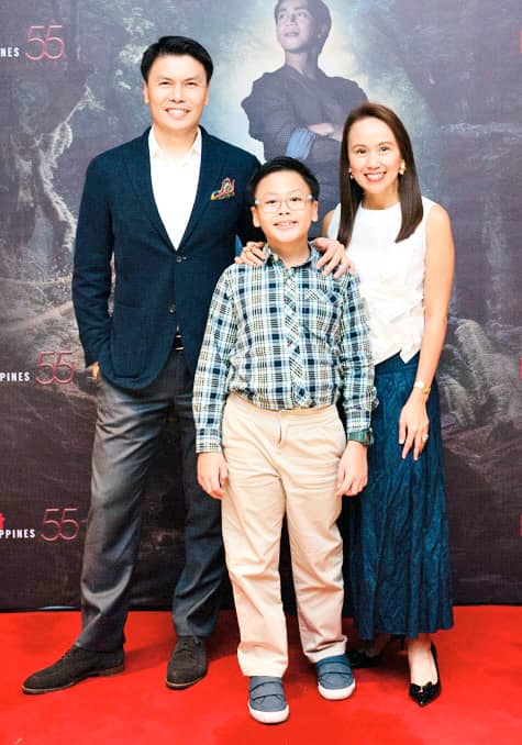 Johann, Erica and Bas Albano