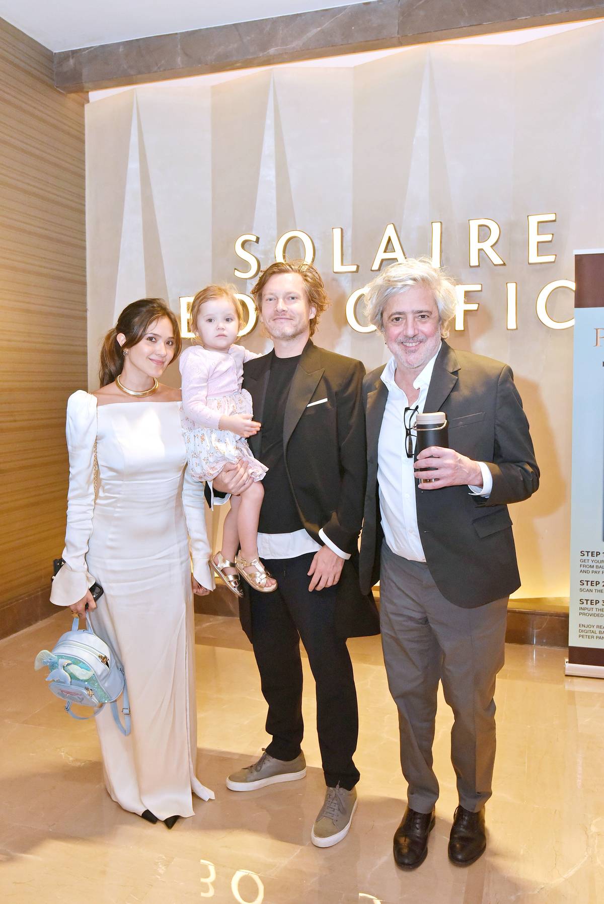 Kifu Augousti, Patrick Coard with daughter and Yiouri Augousti