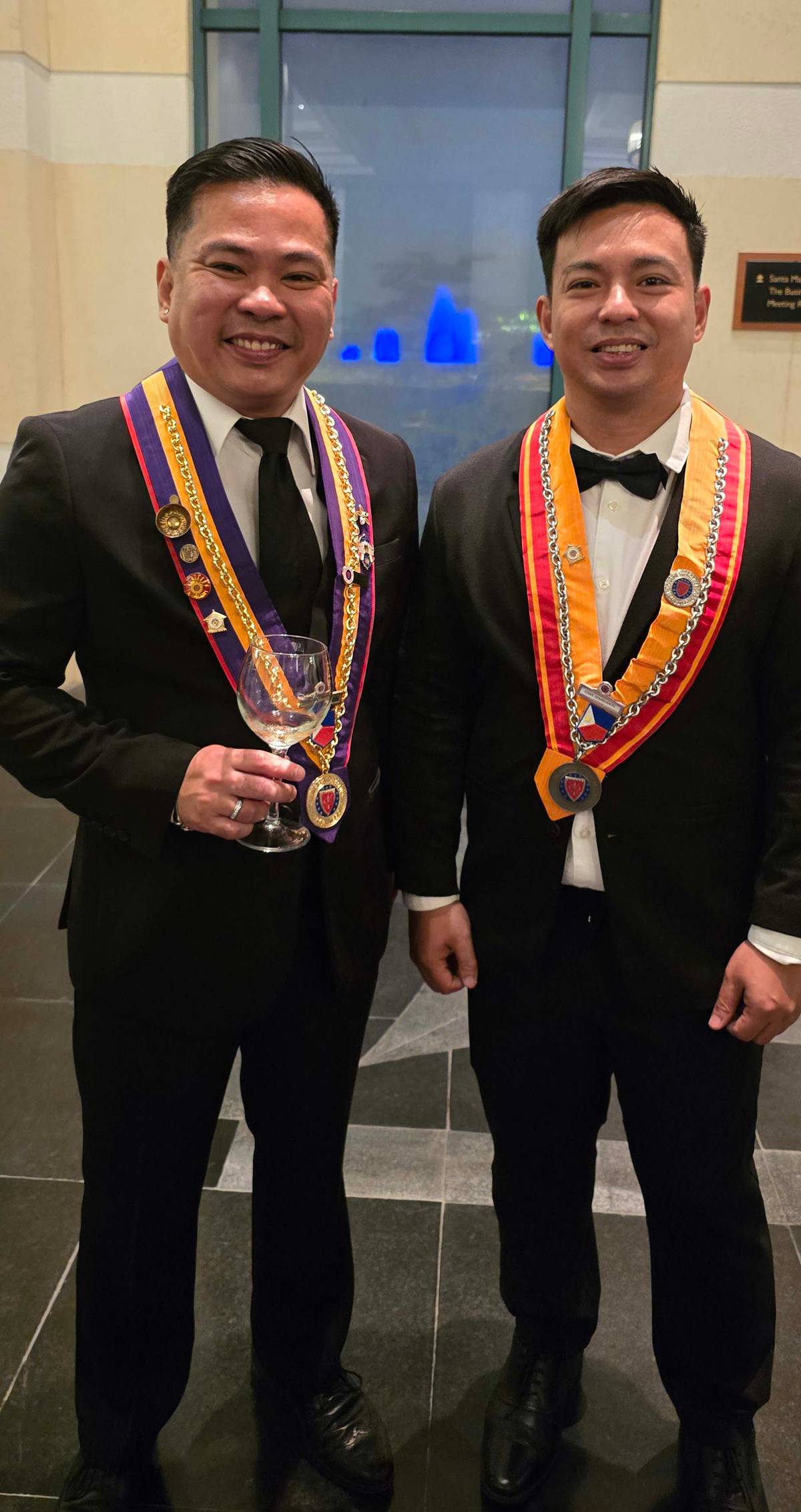Savoy Hotel’s director of Operations, Joward Tongco and Executive Chef Coke Semblante.