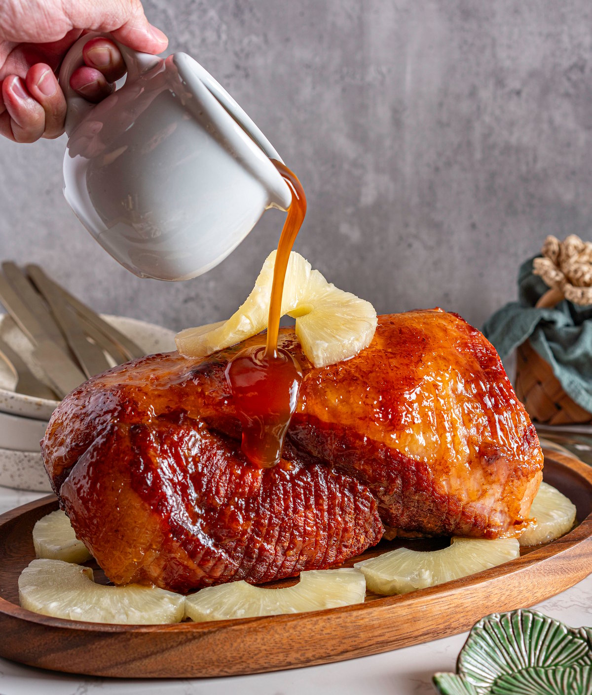 honey glazed ham