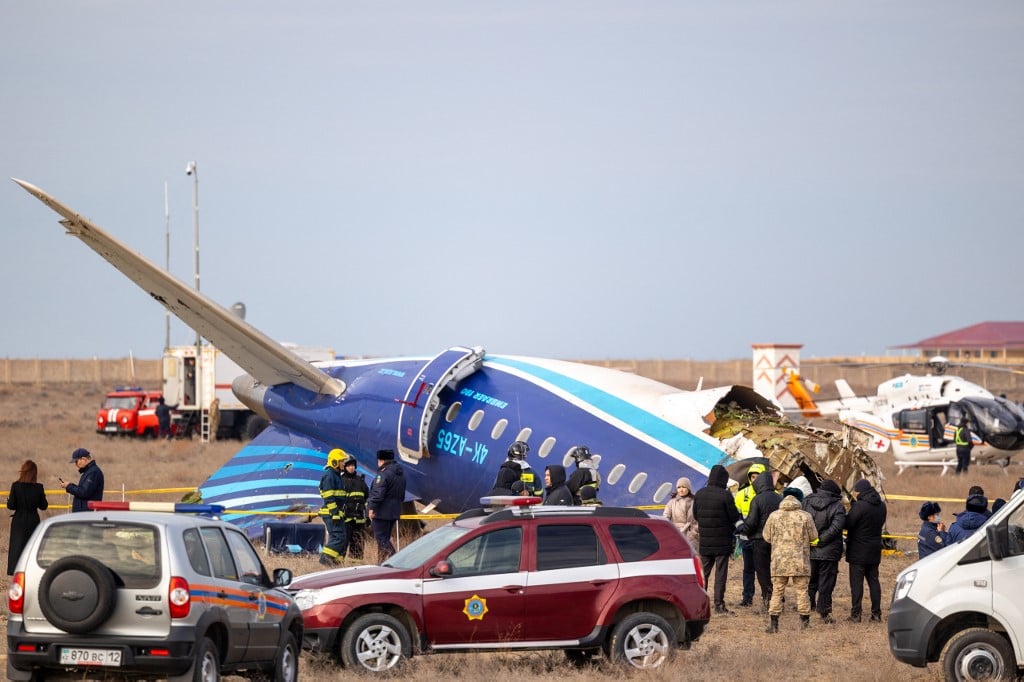 Azerbaijani jet crashes in Kazakhstan; 28 survivors reported