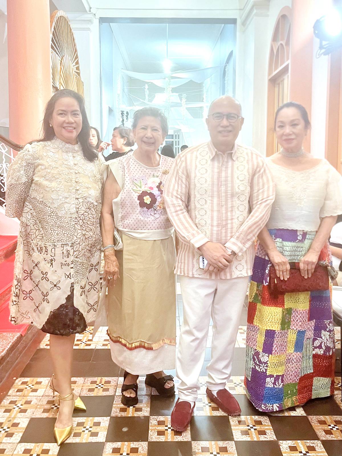 Ballet Philippines president Kathleen Lior Liechtenstein, Negros Cultural Foundation president Marilyn Besa Gamboa, National Commisssion for Culture and the Arts Chairperson Victorino Mapa Manalo and Ruby Roa.