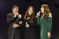 Gabby Concepcion, KC Concepcion and Sharon Cuneta during 'Dear Heart' concert in 2023.