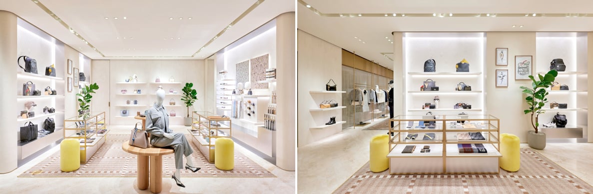 The brand's boutique at Shinsigae Times Square.