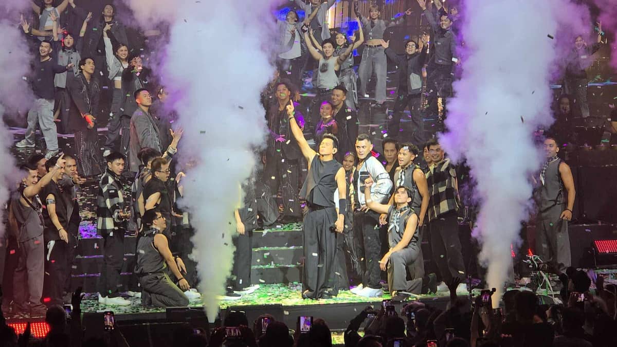 Gary Valenciano with son Gabriel.
