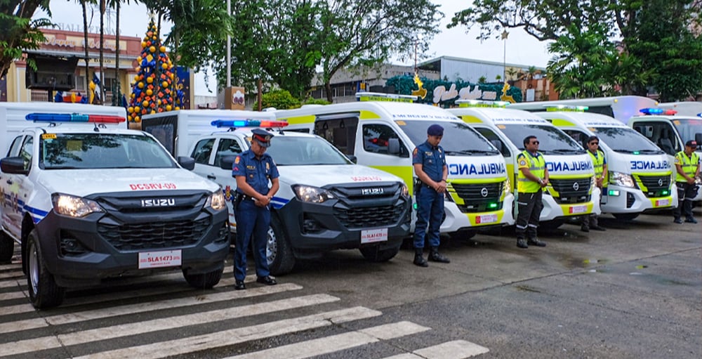 Davao City provides new vehicles