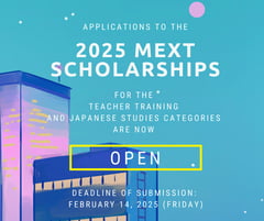 Applications are open for 2025 Japanese Government Scholarships