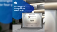 Metrobank hailed country’s Strongest
Bank for 4th straight years