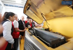 'Manong Chavit' and transport groups showcase E-Jeepney